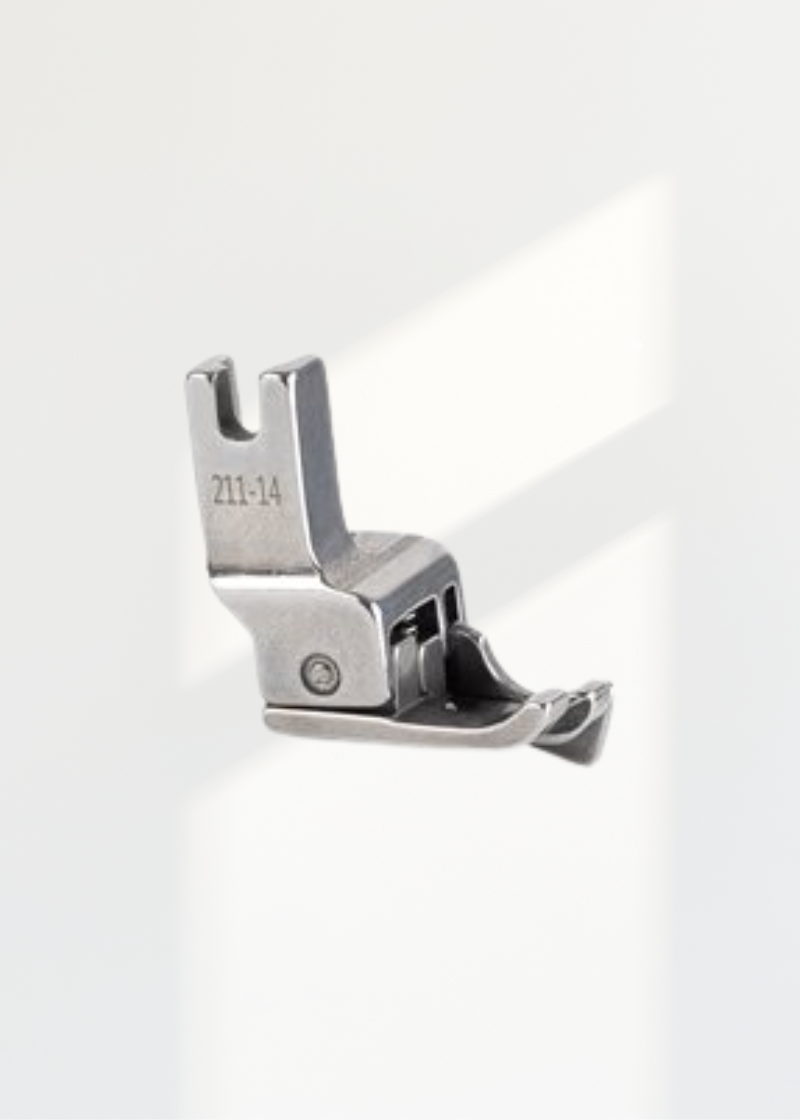 Dual-Compensating Presser Sewing Machine Foot W/ Strip Gauge - 1/16"-1/4" - Dual Foot - (211-14)