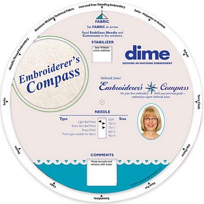 DIME -Designs in Machine Embroidery Embroiderer''s Compass