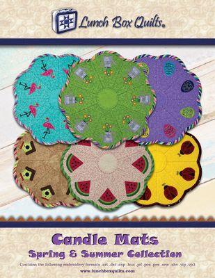 Lunch Box Quilts, LLC Candle Mats - Spring & Summer