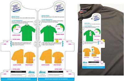 DIME -Designs in Machine Embroidery Big Helper Template Aid