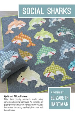 Elizabeth Hartman Social Sharks Pattern