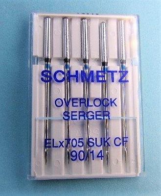Schmetz Elx Chrome Finish Ball Point 90/14 5-pack