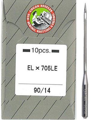 Organ ELX705LE Long Eye Universal Size 90/14 10/pk