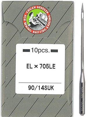 Organ ELX705LE Suk Long Eye Size 90/14 10/pk