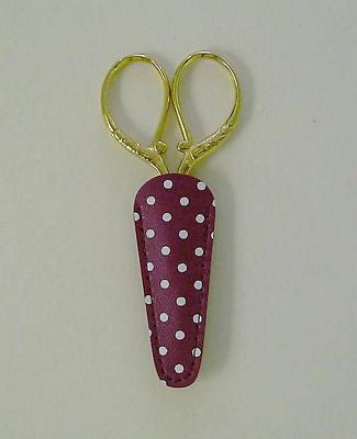 Inazuma Embroidery Scissor Case Purple
