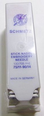 Schmetz Magazine Embroidery Asst sz75/90 5-pack