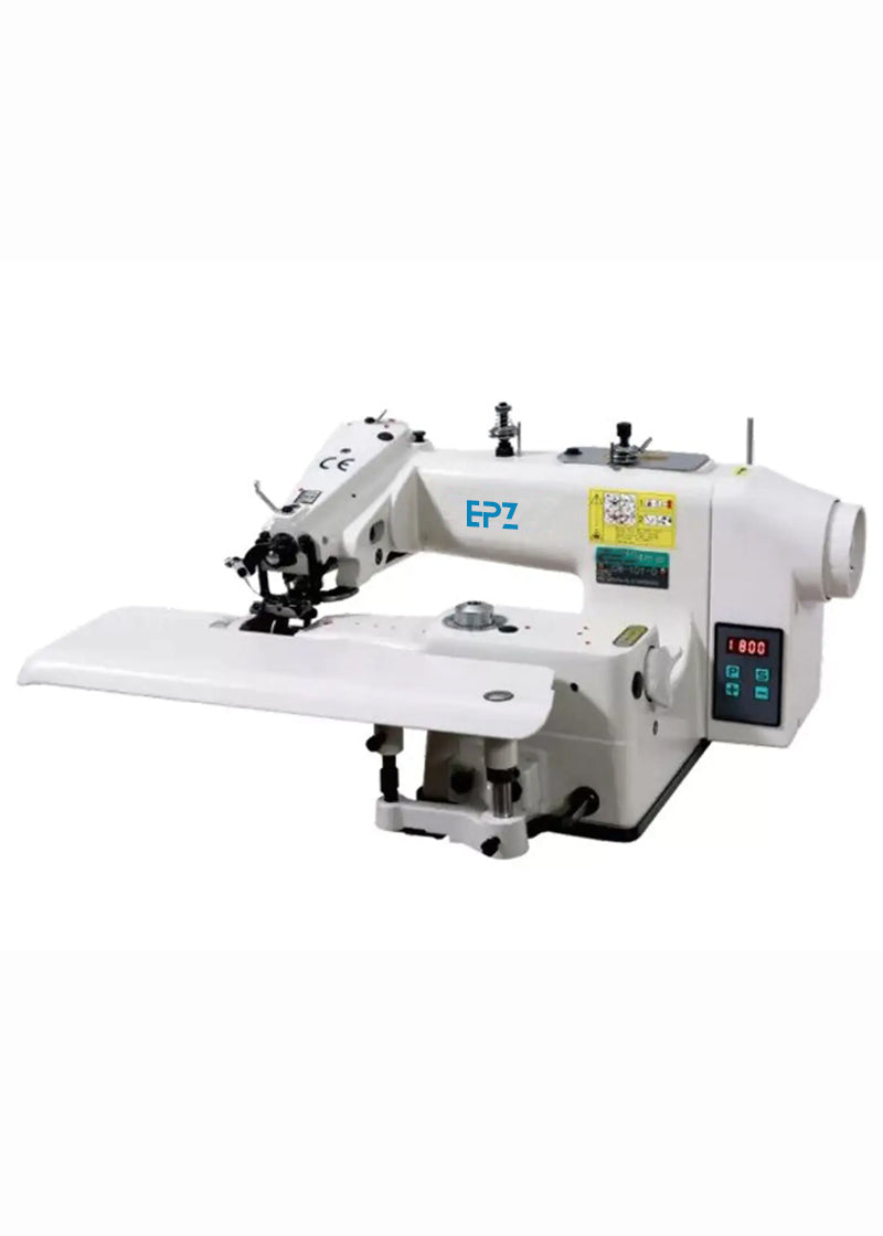 Direct Drive Industrial Blind Stitch Sewing Machine Light Medium Fabrics