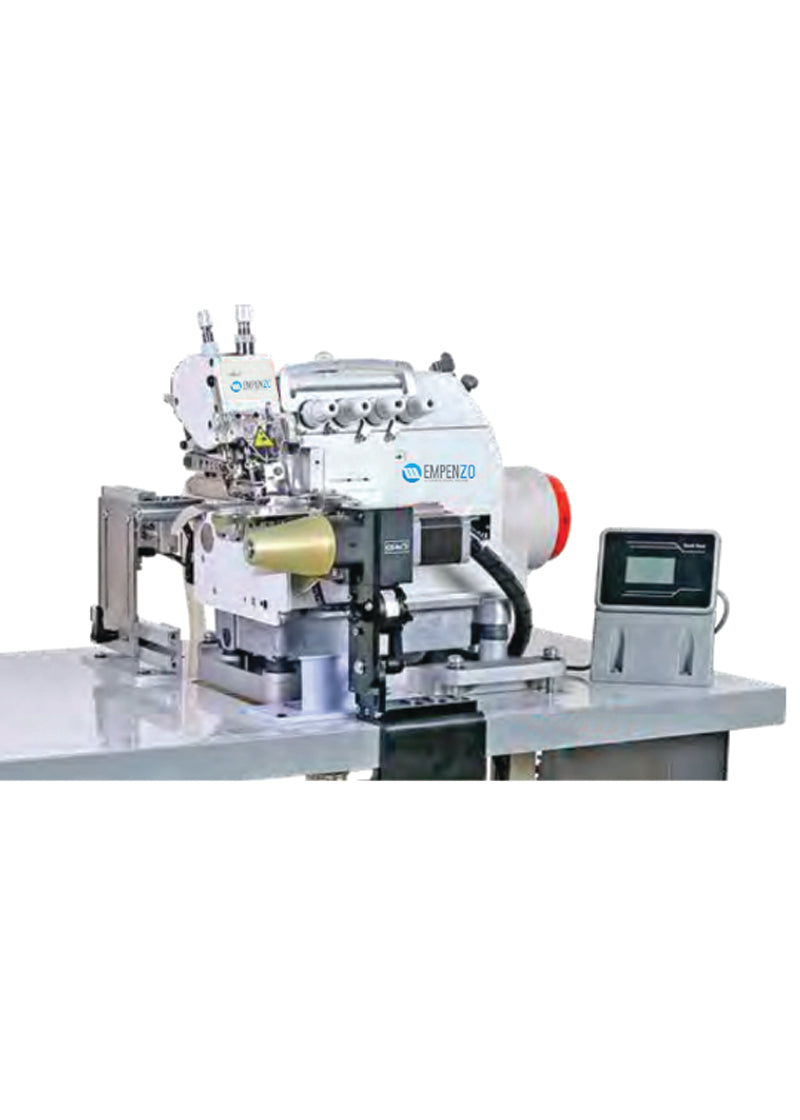 Automatic Ribbed Coller Attaching Machine