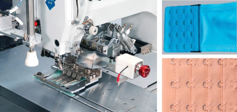 Automatic Hook and Eye  Sewing Machine