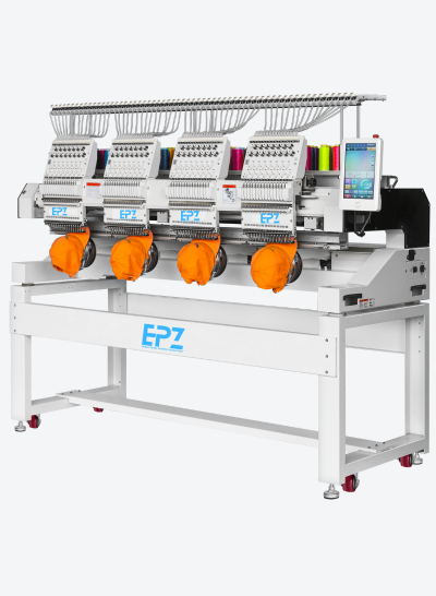 EPZ-FW-1504C – 4 Head Commercial Embroidery Machine – 400×450mm