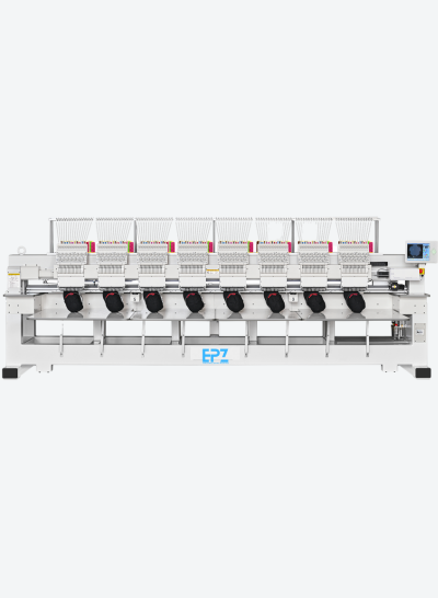 EPZ-FW-1508C – 8 Head Commercial Embroidery Machine – 400×450mm