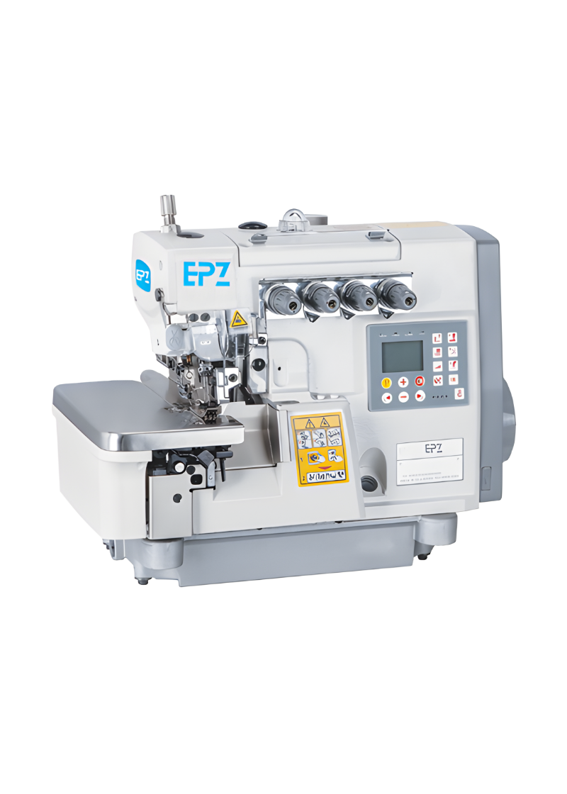 Intelligent High-Speed Automatic Overlock Sewing Machine with Direct Drive Motor – 6500 RPM Industrial Serger