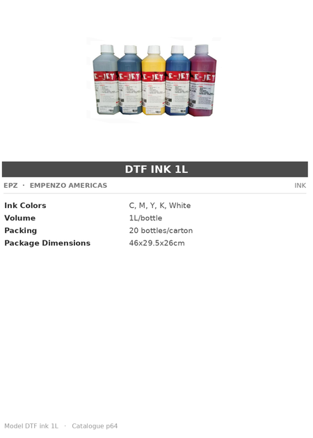 EPZ DTF ink 1L