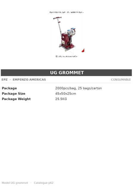 EPZ UG Grommet