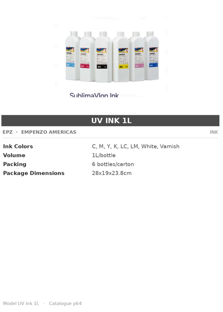 EPZ UV ink 1L