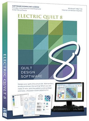 The Electric Quilt Company Electric Quilt 8 Quilt Design Software