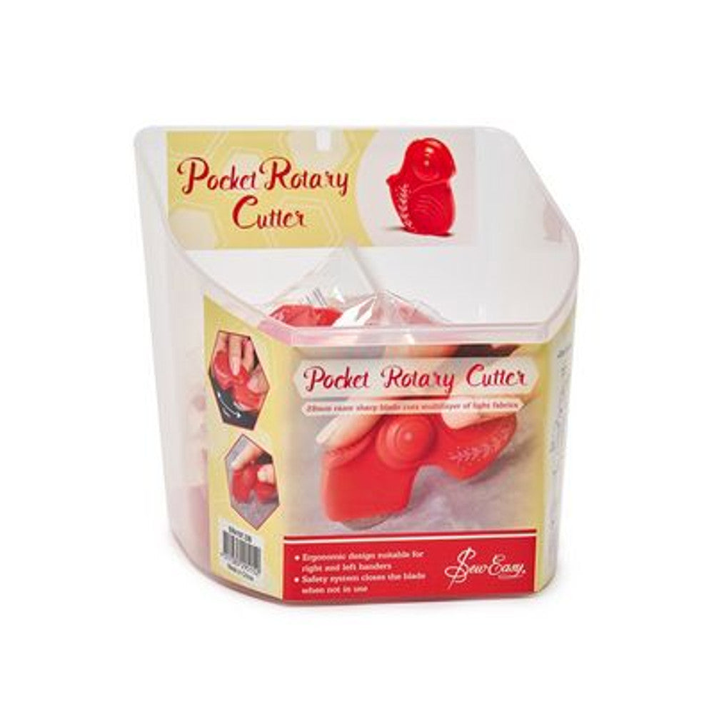 Sew Easy Mini Rotary Cutter Red 25pcs