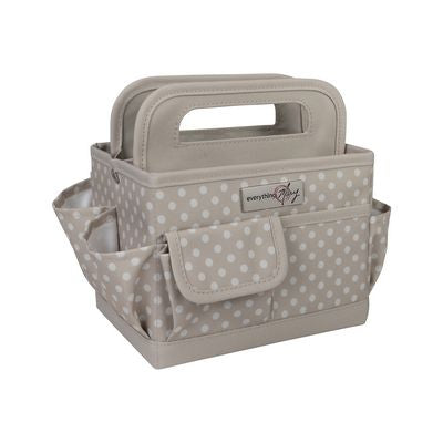 Everything Mary Collapsible Craft & Art Supply Organizer Tan Dot