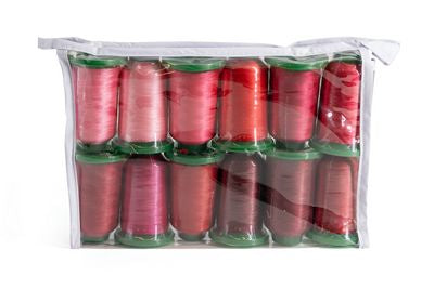Luxury Exquisite 1000m 12 Spool Pack- Reds