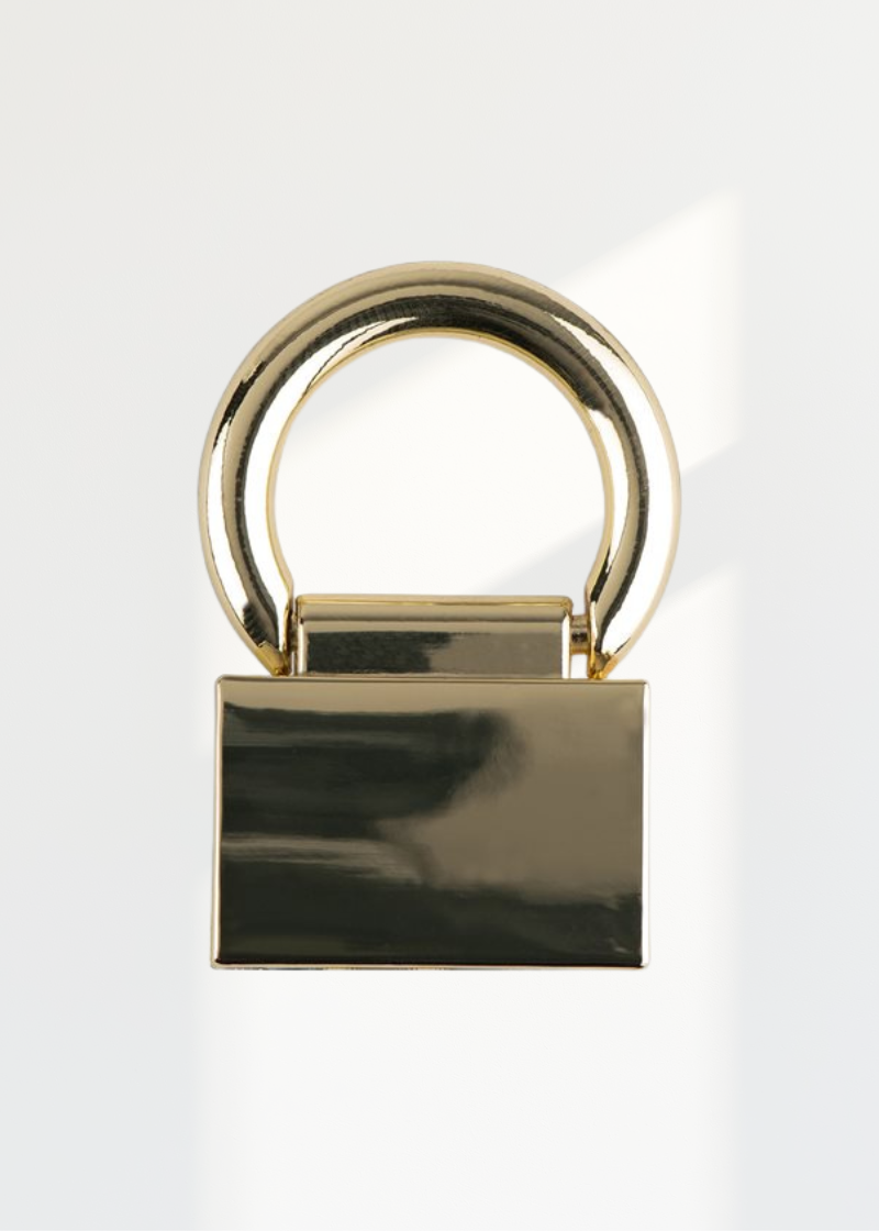 Edge Connector Strap Anchors Bag Hardware - 1" - 4/Pack - Gold