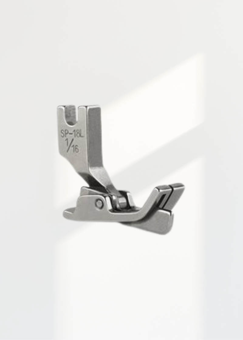 Edge Guide Hinged Presser Sewing Machine Foot - Left Foot (SP-18)