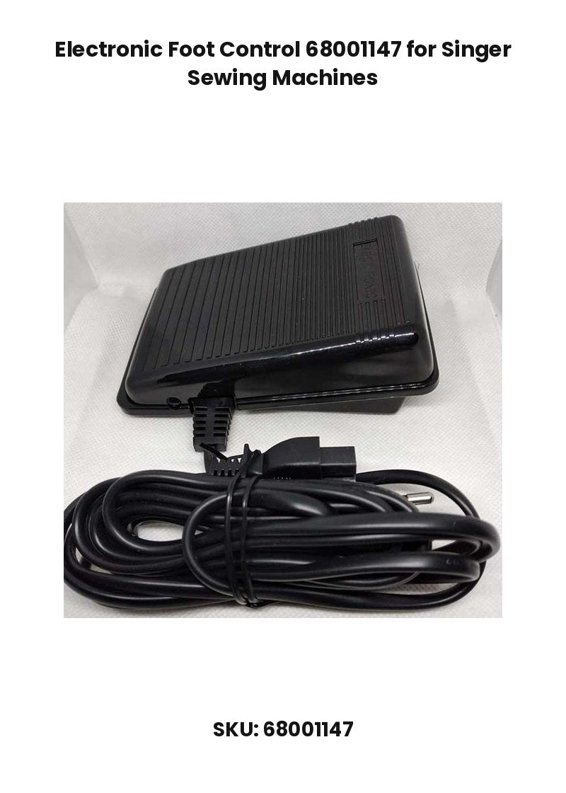 Electronic Foot Control 68001147 for Singer Sewing Machines