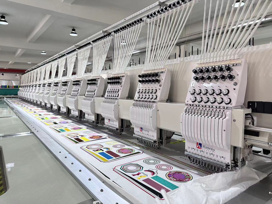 Embroidery Machine (9 Needles, 15 Flat Heads)