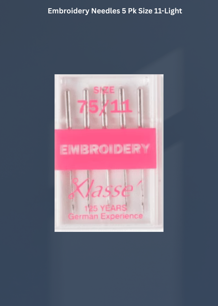 Embroidery Needles Size 11-Light 6Pk