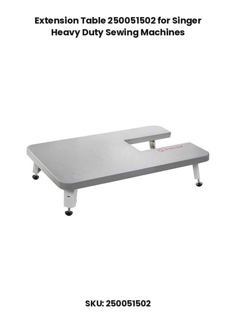 Extension Table 250051502 for Singer Heavy Duty Sewing Machines