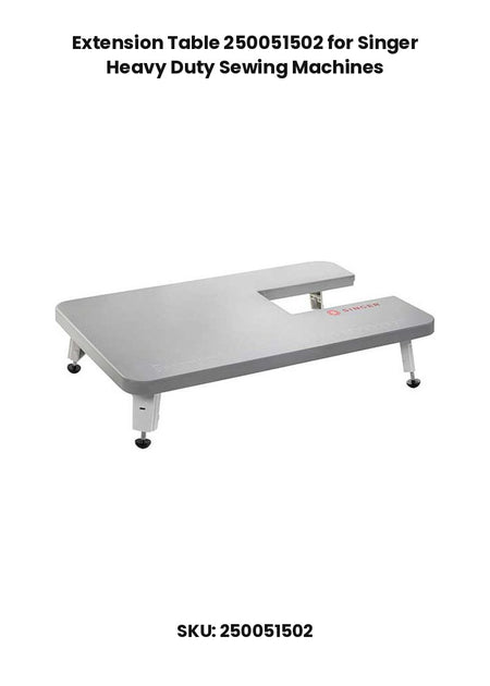 Extension Table 250051502 for Singer Heavy Duty Sewing Machines