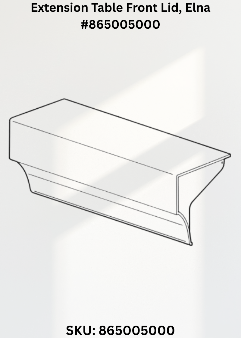 Extension Table Front Lid for Elna 865005000