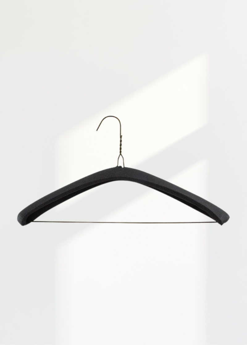 Extra Thick Foam Hanger Covers - 15" Length/ 2 1/4" Neck - 40/Pack - Charcoal