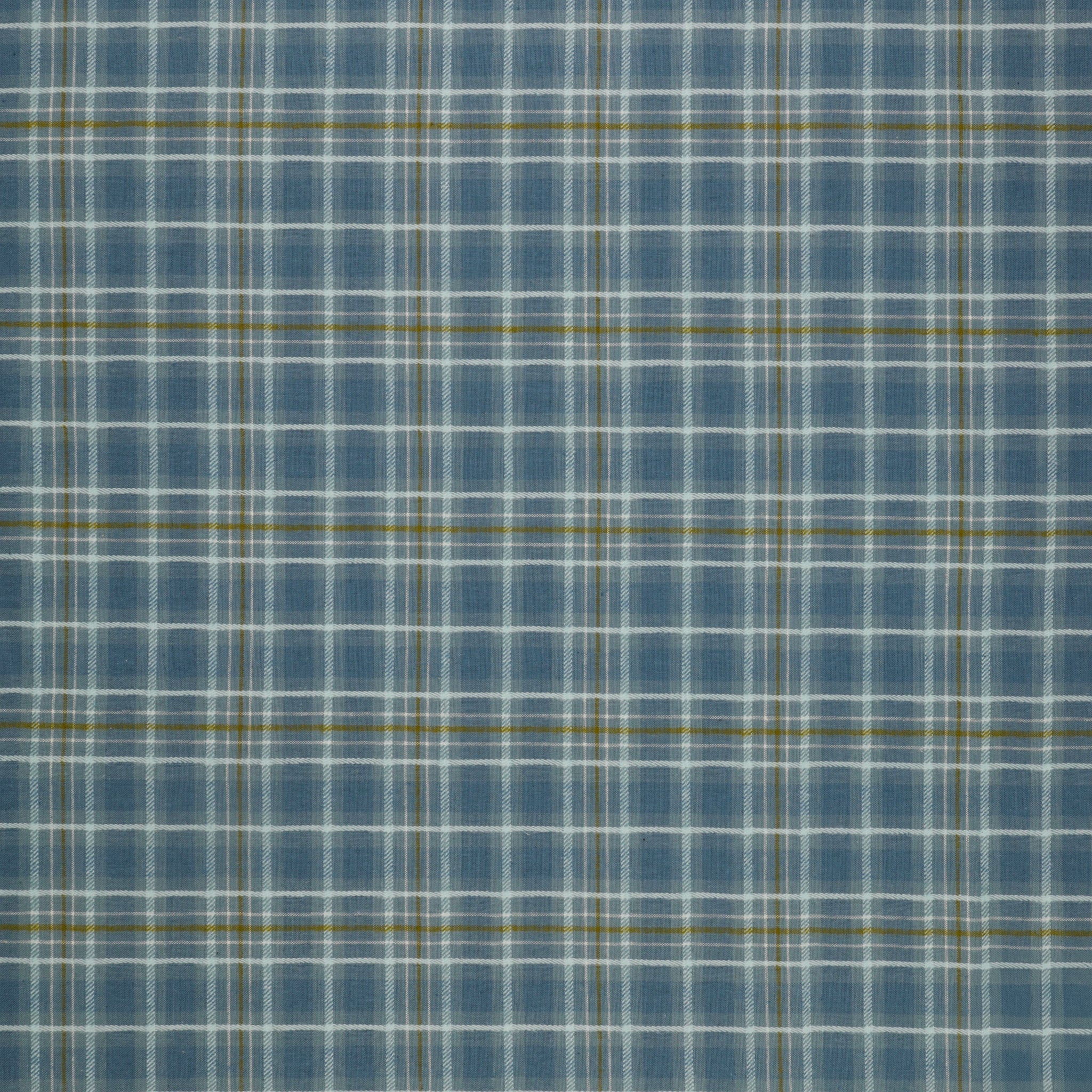 Highlands Flannel Fabric Collection - Dobby Check Plaid After the Rain