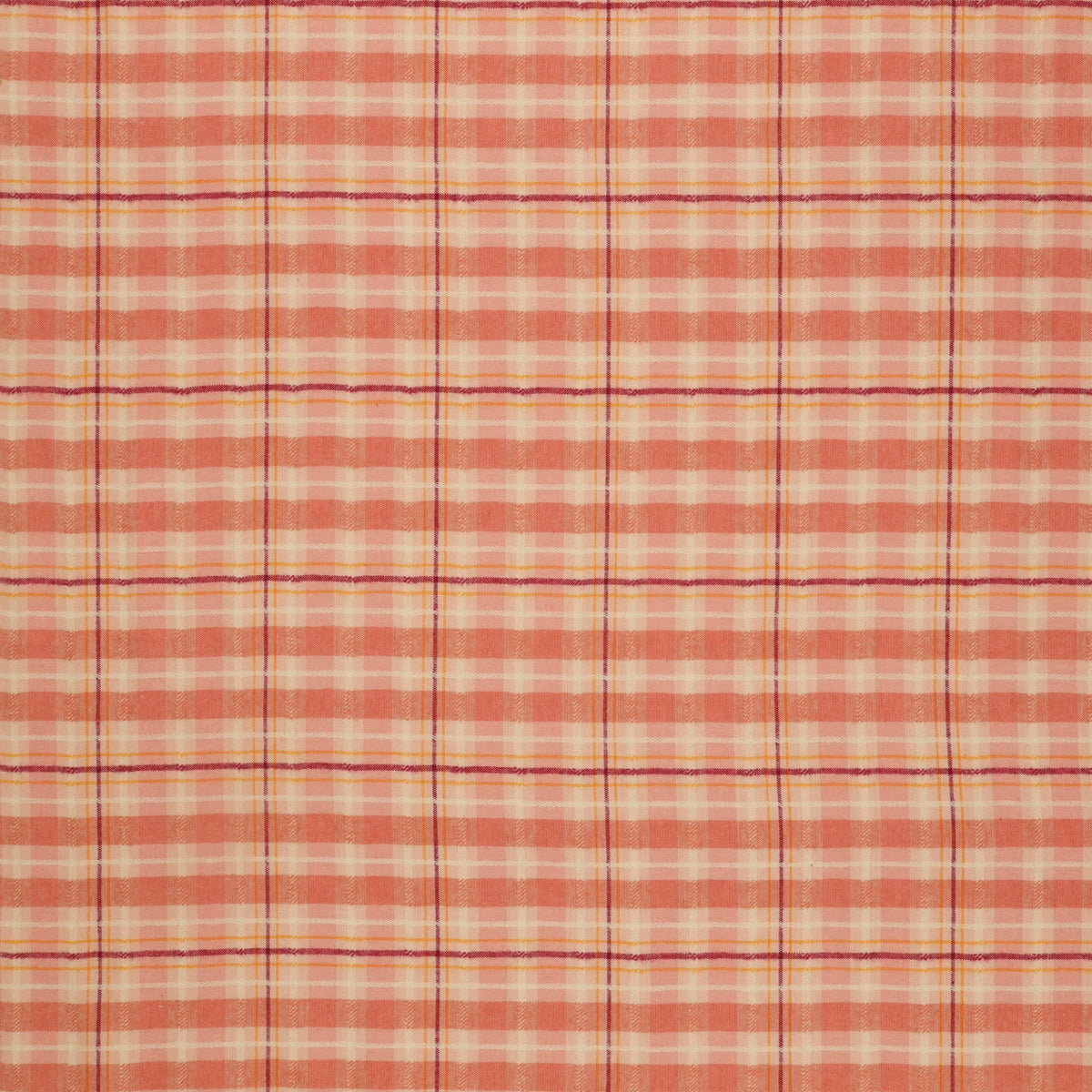 Highlands Flannel Fabric Collection - Dobby Check Plaid Primrose