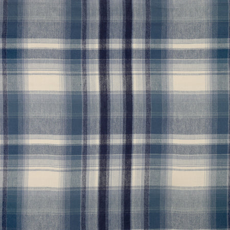 Highlands Flannel Fabric Collection - Twill Prairie Plaid Earl Grey