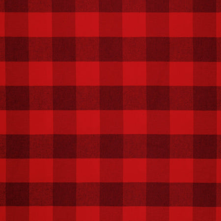Highlands Flannel Fabric Collection - Buffalo Plaid Fireplace