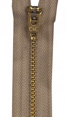Coats & Clark Brass Long Zipper 36", Dogwood