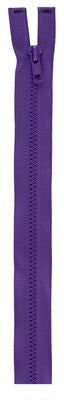 Coats & Clark Separating Sport Zipper-24" Polyester, Lt. Purple