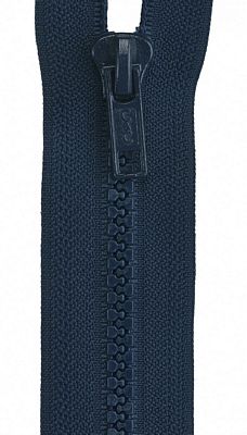 Coats & Clark Dual-Separating Parka Zipper - 28", Navy
