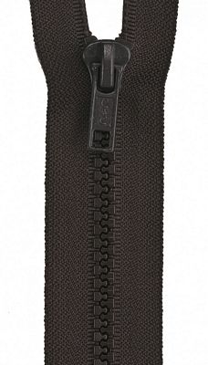 Coats & Clark Dual-Separating Parka Zipper - 48", Cloister Brown