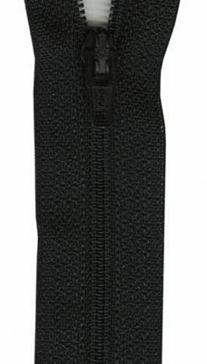Coats & Clark Polyester Zipper 12", Black