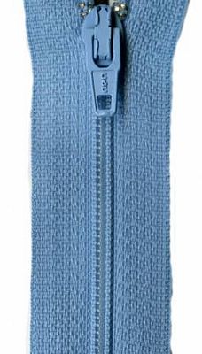 Coats & Clark Polyester Zipper 14", Blue
