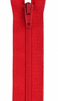 Coats & Clark Polyester Zipper 16", Atom Red