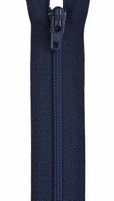 Coats & Clark Polyester Zipper 16", Navy