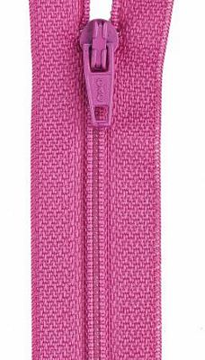 Coats & Clark Polyester Zipper 16", Dark Rose