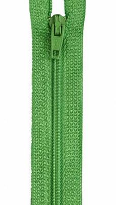 Coats & Clark Polyester Zipper 7", Bright Green