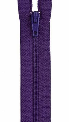 Coats & Clark Polyester Zipper 7", Purple