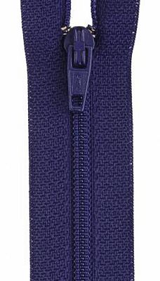 Coats & Clark Polyester Zipper 9", Deep Purple