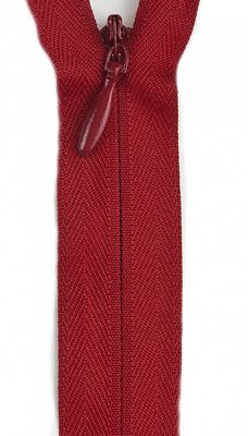 Coats & Clark Invisible Zipper 20-22", Red