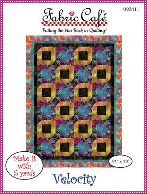 Fabric Cafe Velocity 5-Yard Quilt Pattern